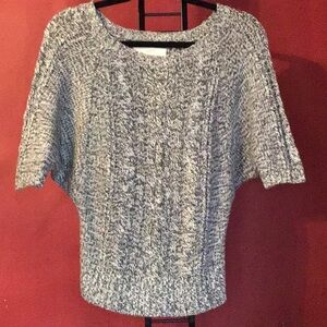 ANN TAYLOR LOFT DOLMAN TWEED SWEATER SIZE XS